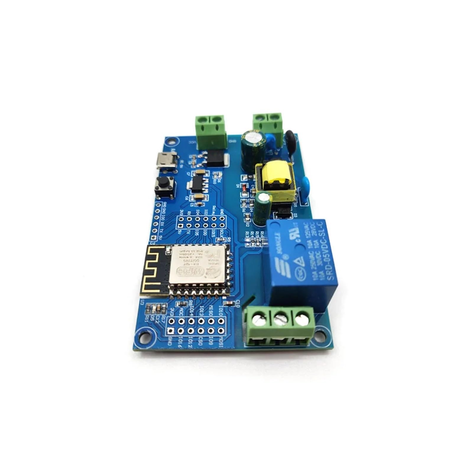 Modulo relè PLC Modulo relè ESP8266 WF ESP-12F Scheda di sviluppo alimentazione AC90-250V/DC7-12V/USB5V