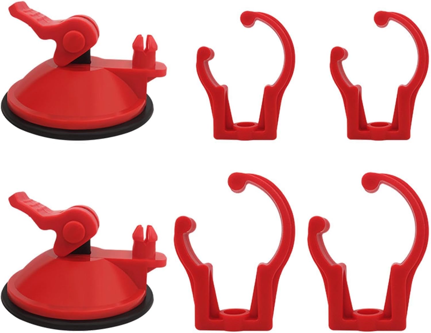 Aquarium Heater Clip Fits Heating Rods, Heater, Water Pipes, Tubing, Cords | Strong Suction for Aquarium Décor, Fish Tank Supplies, Pet Supplies, Fish Habitat Decoration, Turtle Tank, Reptile