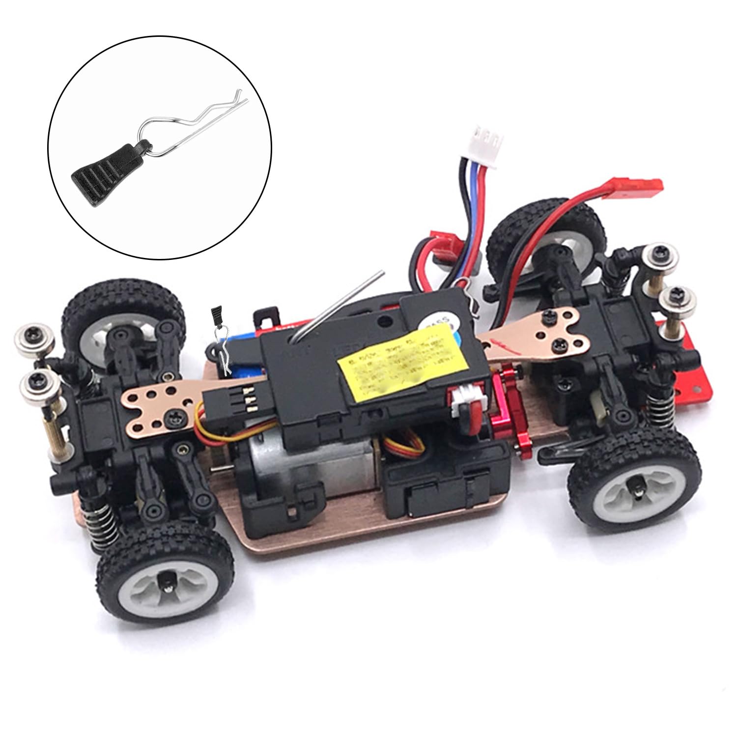 8 RC body clips, black - Image 3