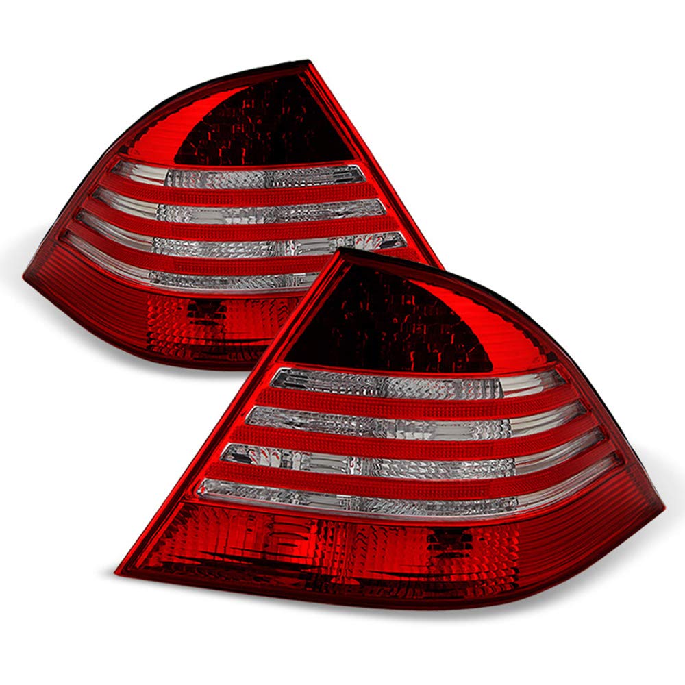 ACANII - For 2000-2006 Mercedes Benz W220 S430 S500 S600 S55 LED Tail Lights Rear Brake Lamps