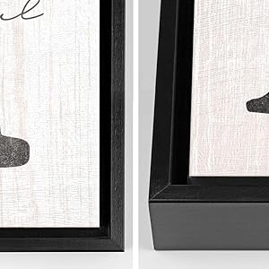 Grandkids personalized art gift for grandparents whitewashed wood 135×325 framed canvas  urban country home decor