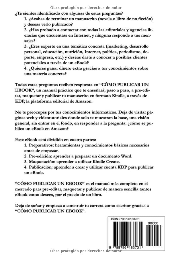 Miniatura 2 de Cómo publicar un eBook Manual para pre-editar, maquetar y publicar un eBook a través de Tienda (Spanish Edition)