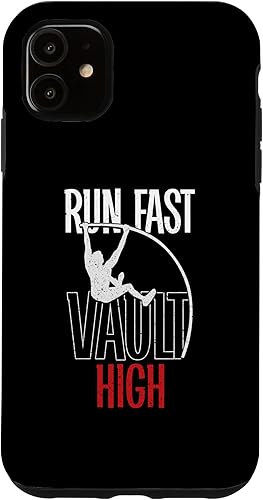 iPhone 11 Run Fast Vault High Bóveda de poste Funda de salto de poste