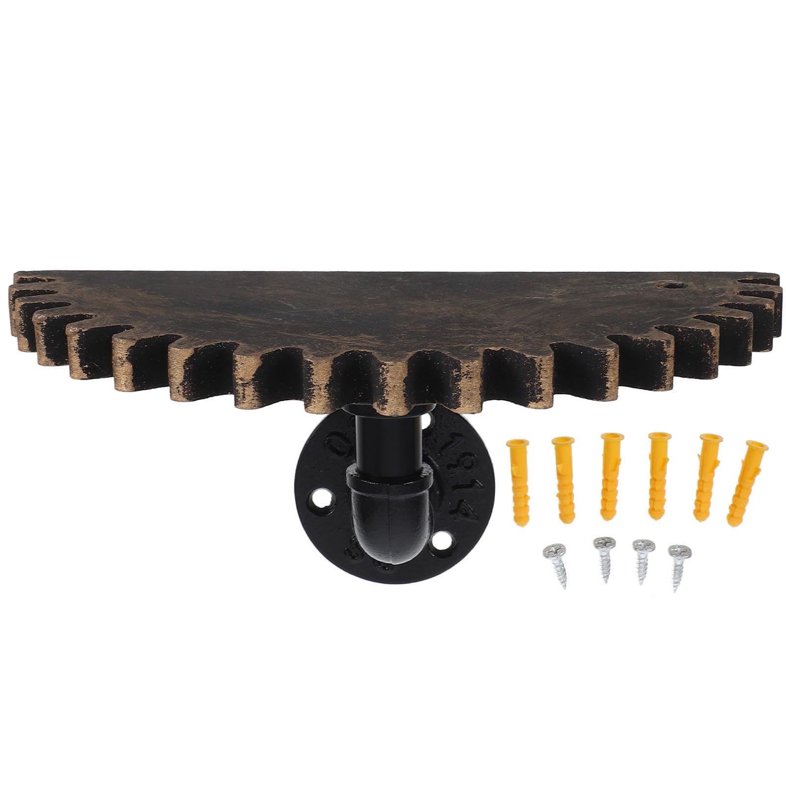 Étagère murale industrielle robuste pour fixer solidement vos objets sur un support tuyau