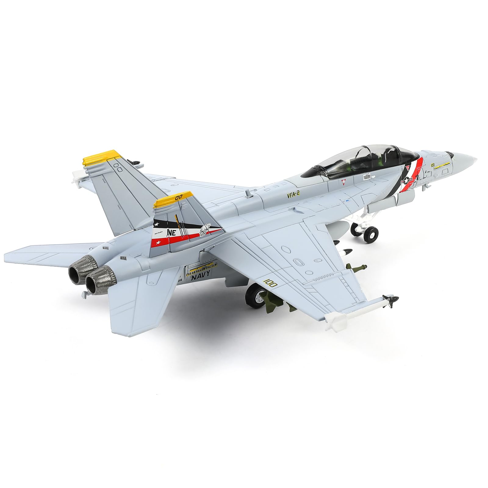 Amazon.co.jp: NUOTIE 1/100 F/A-18F スーパーホーネット VFA-2 ダイ