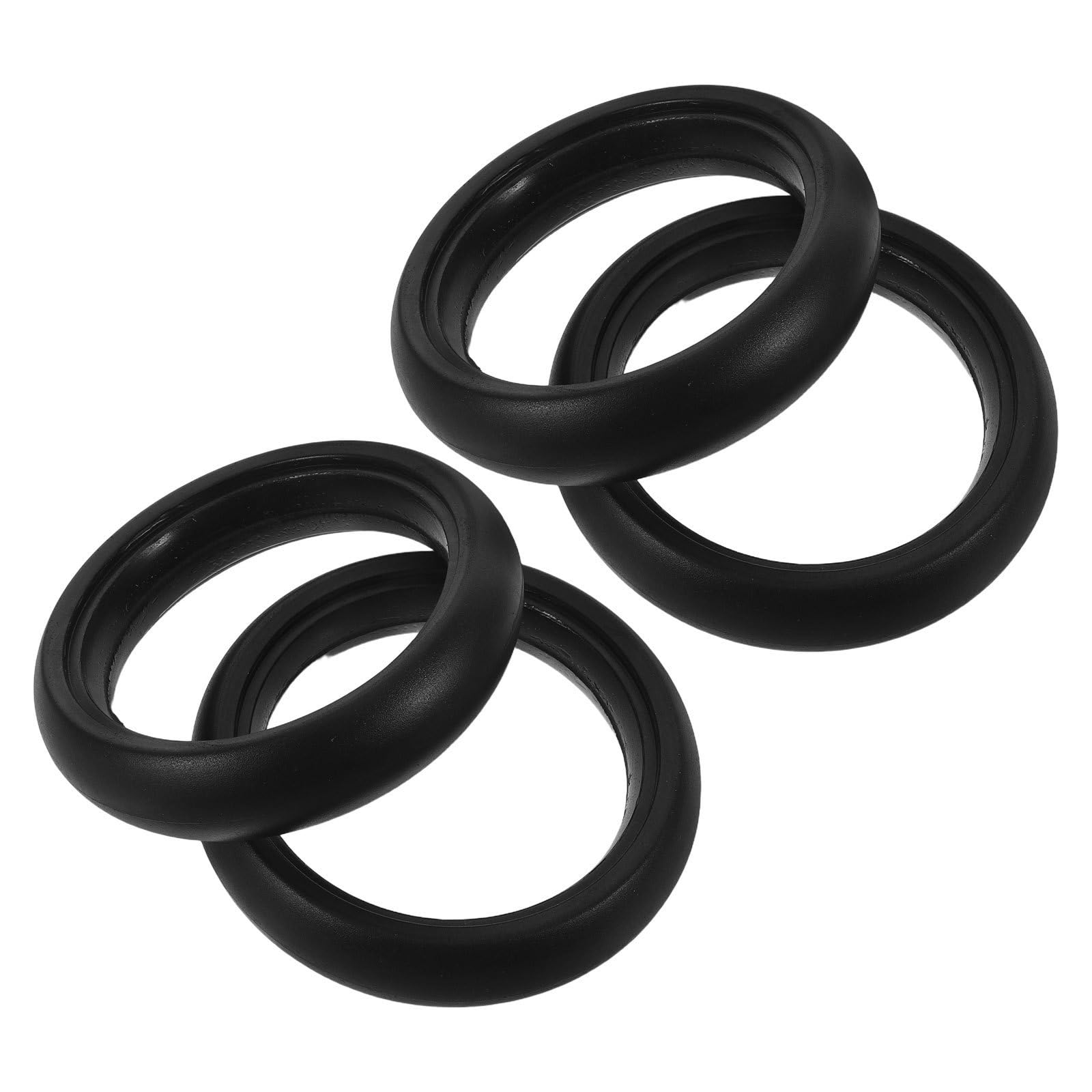 4 Piezas Neumático de Cochecito Infantil de Goma Negra