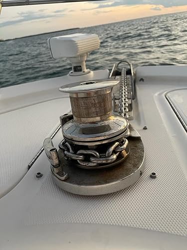 Miniatura 5 de Cadena de anclaje de molinete  Cadena de anclaje de acero inoxidable DIN 766 de 0.315 in  Cadena de anclaje Molinete de barco, yate 516 (50 pies)