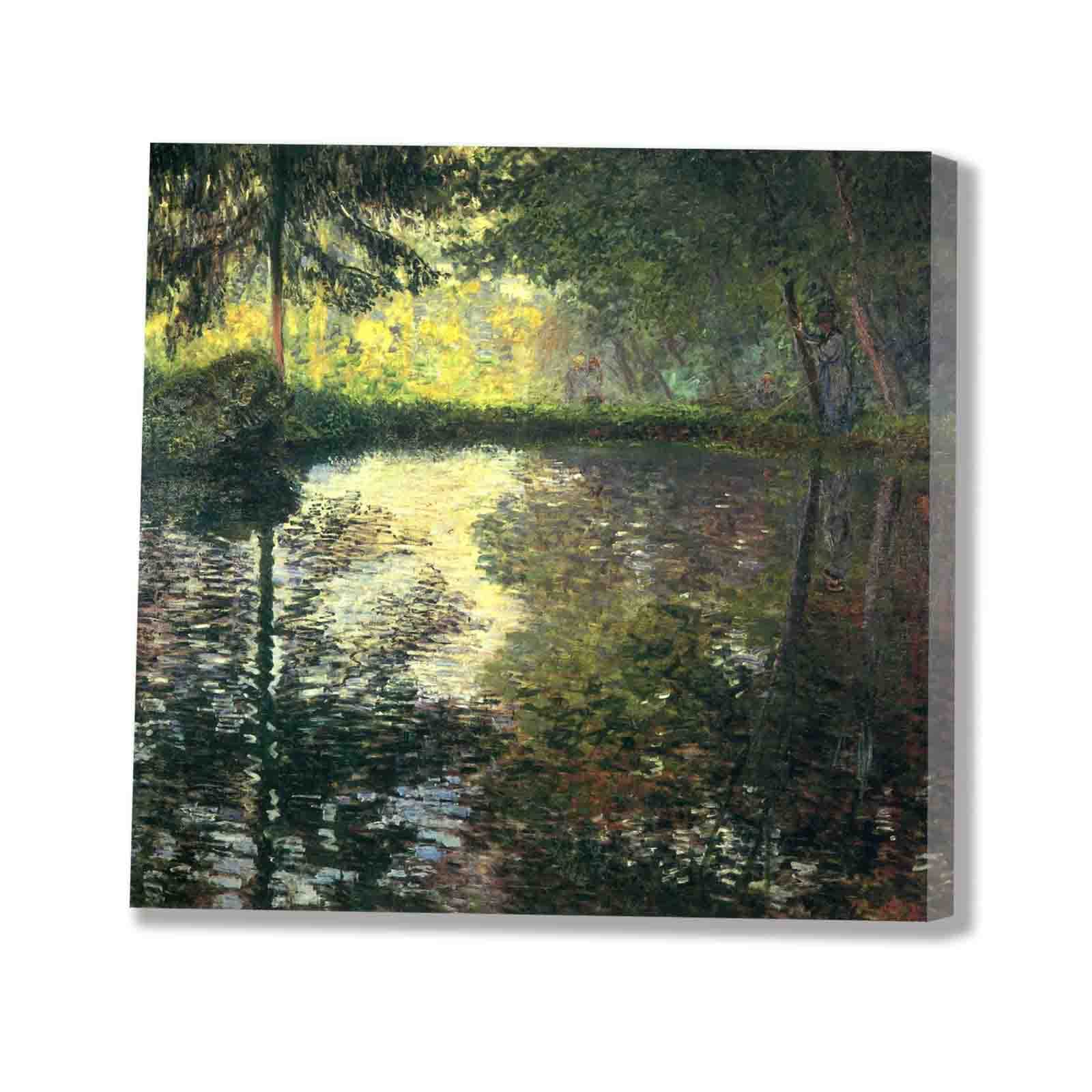 Amazon｜クロード・モネ《モンジュロンの池》絵画 インテリア アート