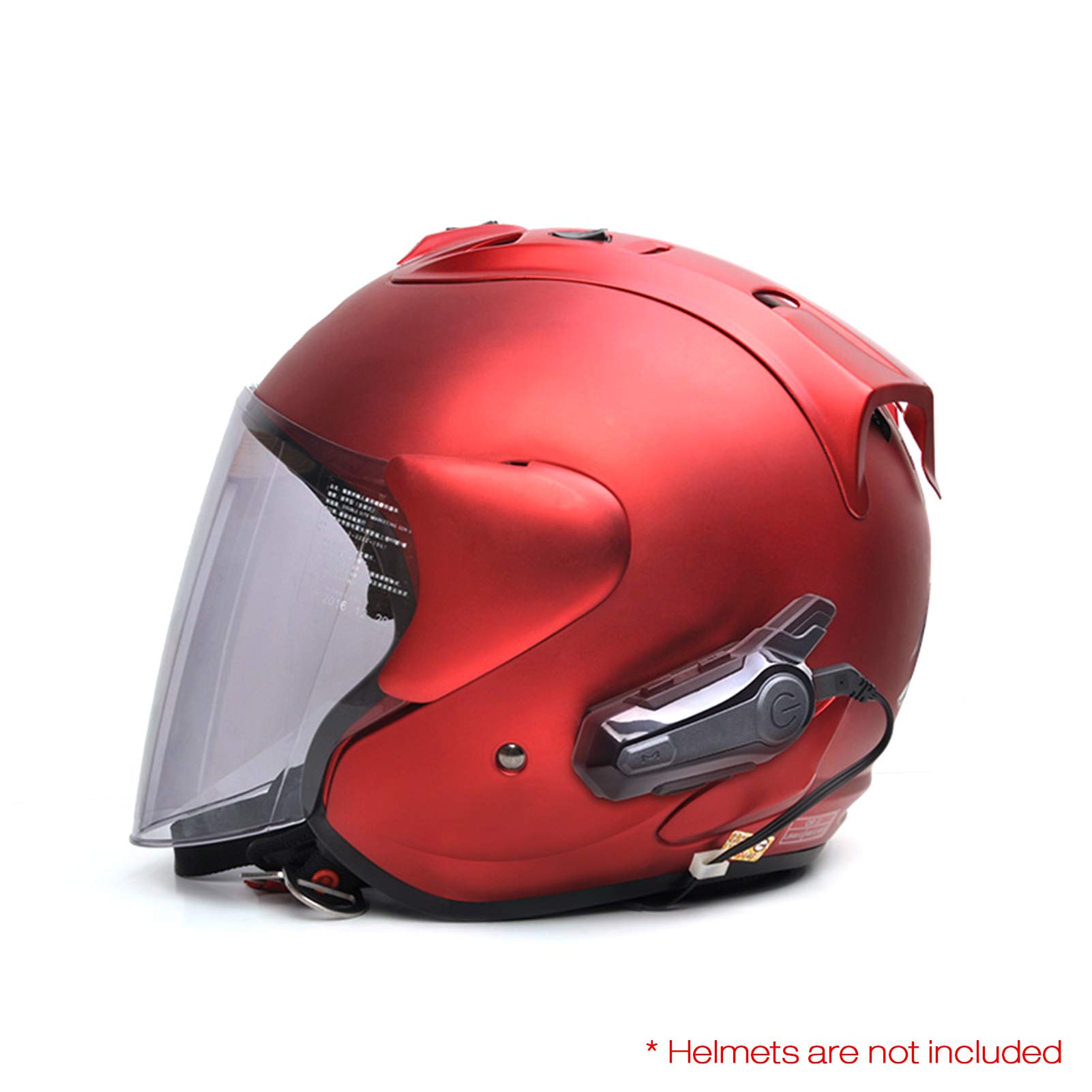 Interphone BT avec casque BT étanche système de communication universel pour moto tout-terrain ATV