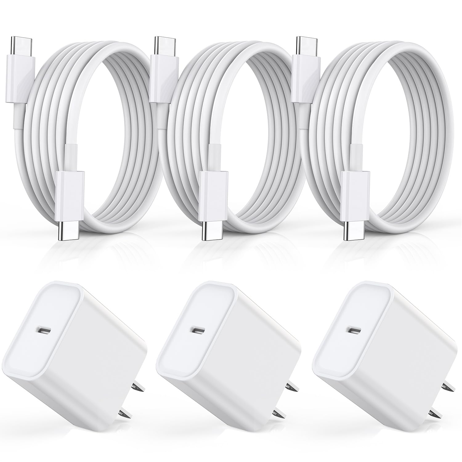 Sponsored Ad - Fast Charger for iPhone 17 16 15, 3Pack USB C iPad Charge PD Fast Charger Block 6FT Long USBC to Type C i Phone Charging Cable Cord for iPhone 17 Air/Pro/Pro Max/16 Pro/Plus/15/15 Pro/Pro Max,iPad Pro