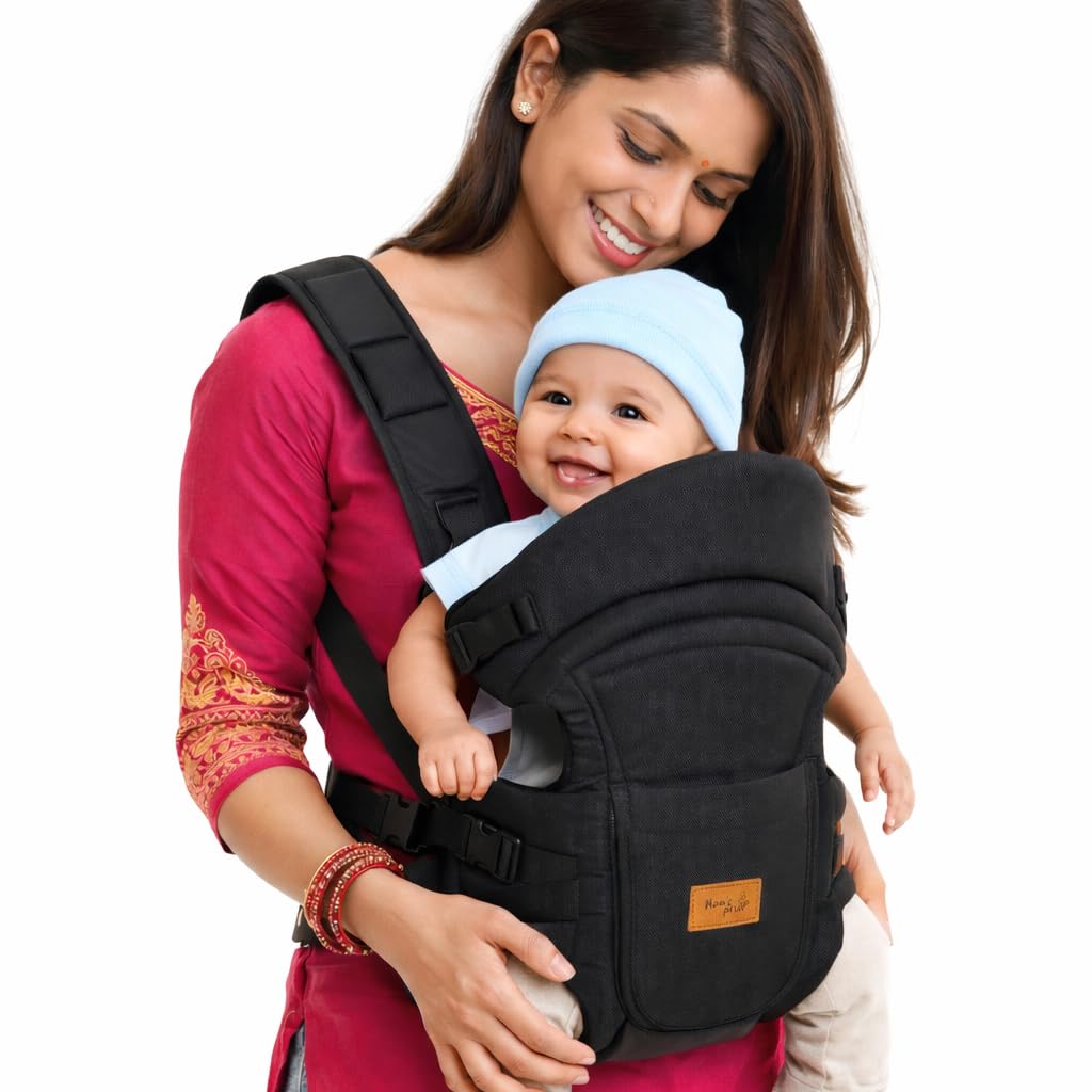 Mom's Pride 3 in 1 Baby Carry Bag Backpack Sling Back Position- Front Position Carrier (Black-TB), Infant-image-20
