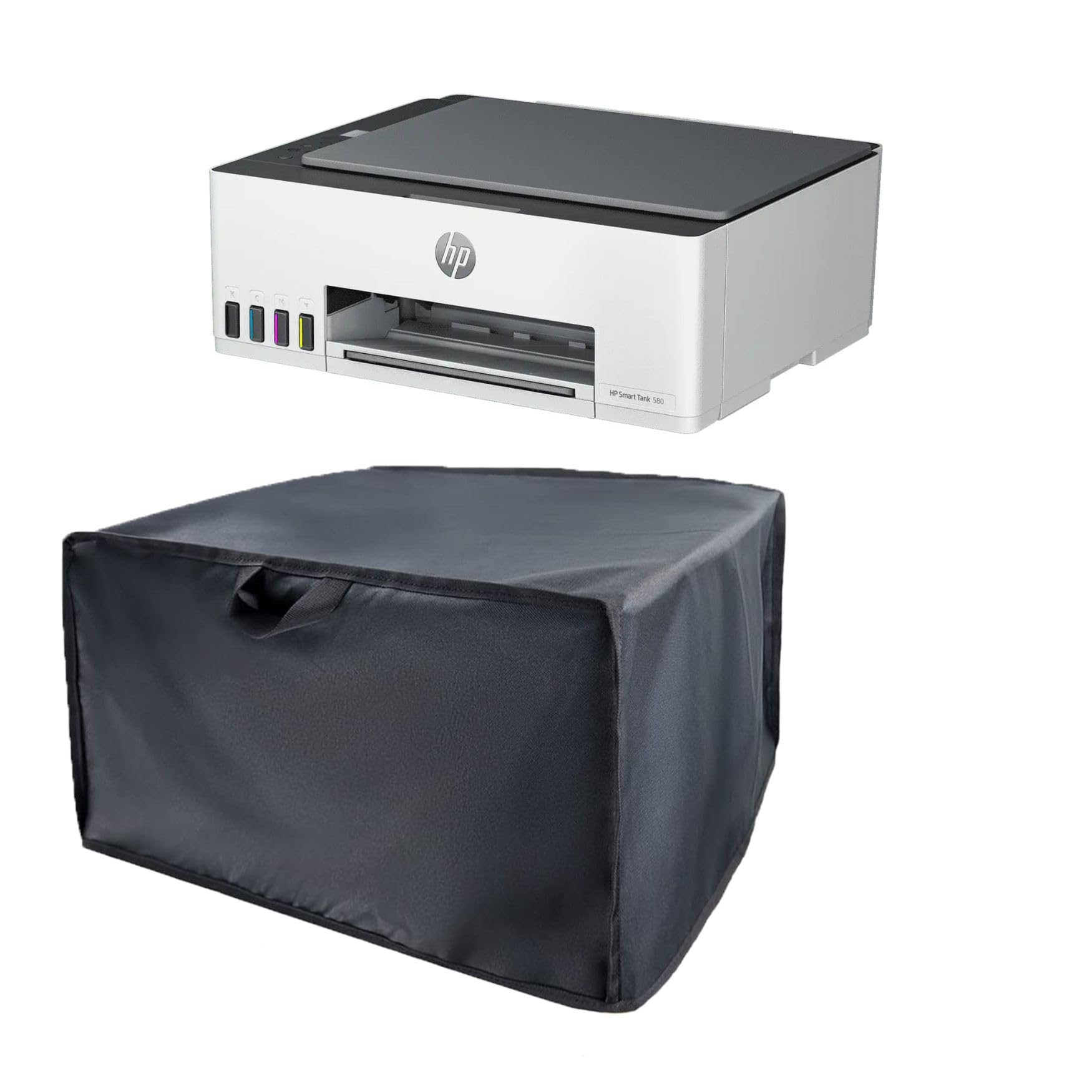 Printer Dust Cover Compatible for HP Smart Tank 580/ 585/ 525/ 520 All-in-one,Premium Nylon, Water-Resistant, Durable, Anti-Static Protection for Home & Office Printers (Dorca)- Black (B0DGHH4TSG) Amazon Price History, Amazon Price Tracker