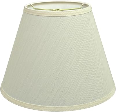 Aspen Creative 32684A Transitional Hardback Empire Shaped Spider Construction Lamp Shade in Eggshell, 13