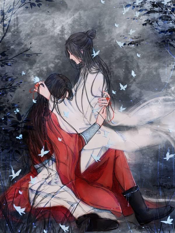 JLANEZ 5D Diamond Painting BL Chinese Anime Heaven Official's Blessing Diamond Embroidery Cross Stitch Gifts for Girls,AL19,60x80cm