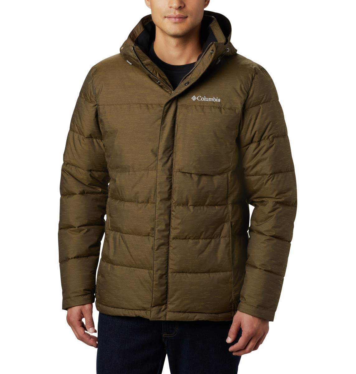 Columbia Men's Ridgeview Peak Hooded Jacket, Insulated, Waterproof