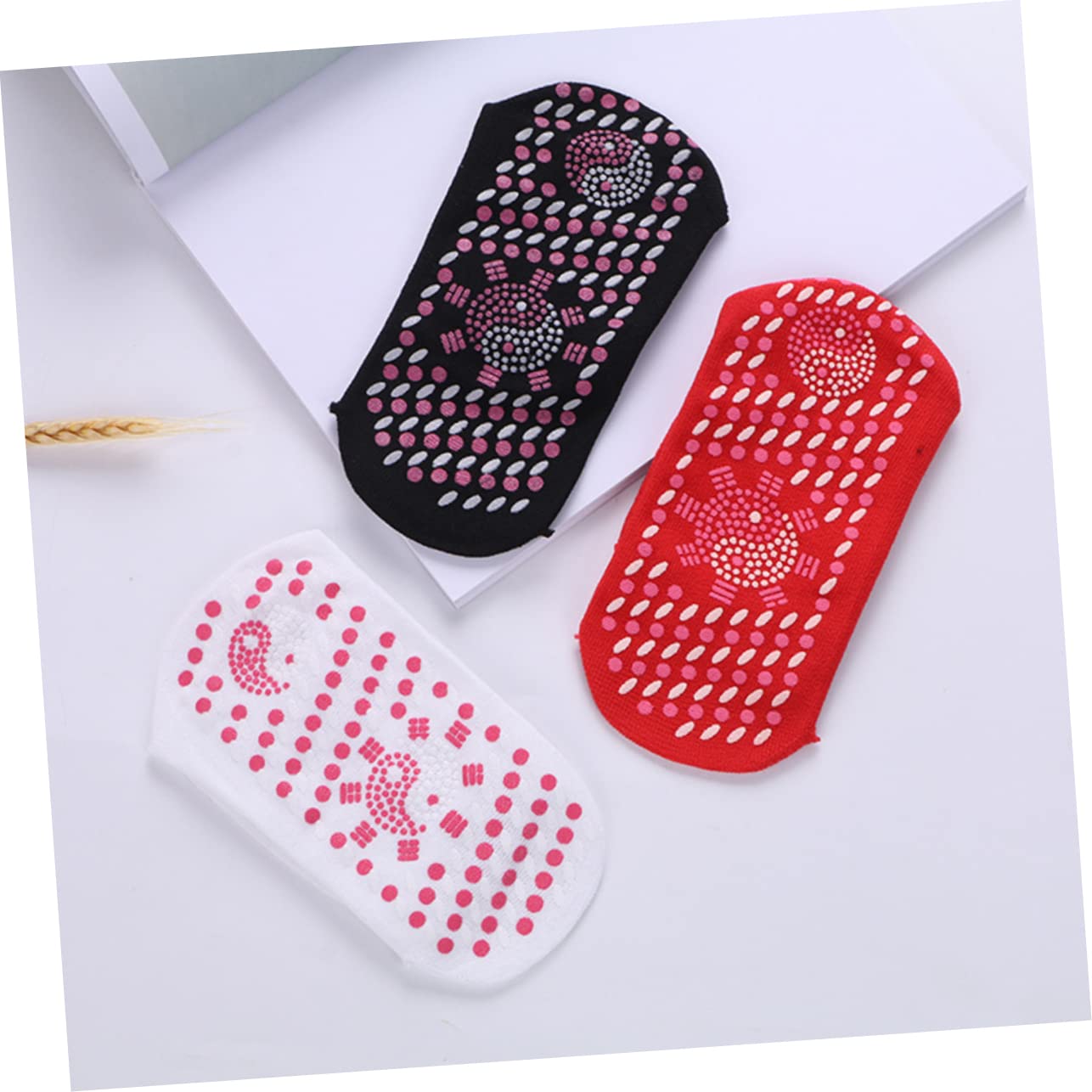 INOOMP 6pares Calcetines Sanitarios Autocalentados Cálidos para Hombre Calcetines de Invierno Transpirables para Mujer para Uso Diario