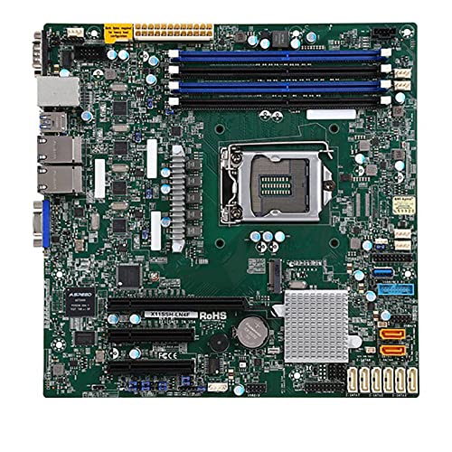X11SSH-LN4F Industrial Package Motherboard For Single-socket Server E3-1200v6v5 C236 Quad GbE LAN M.2 SATA3 LGA1151