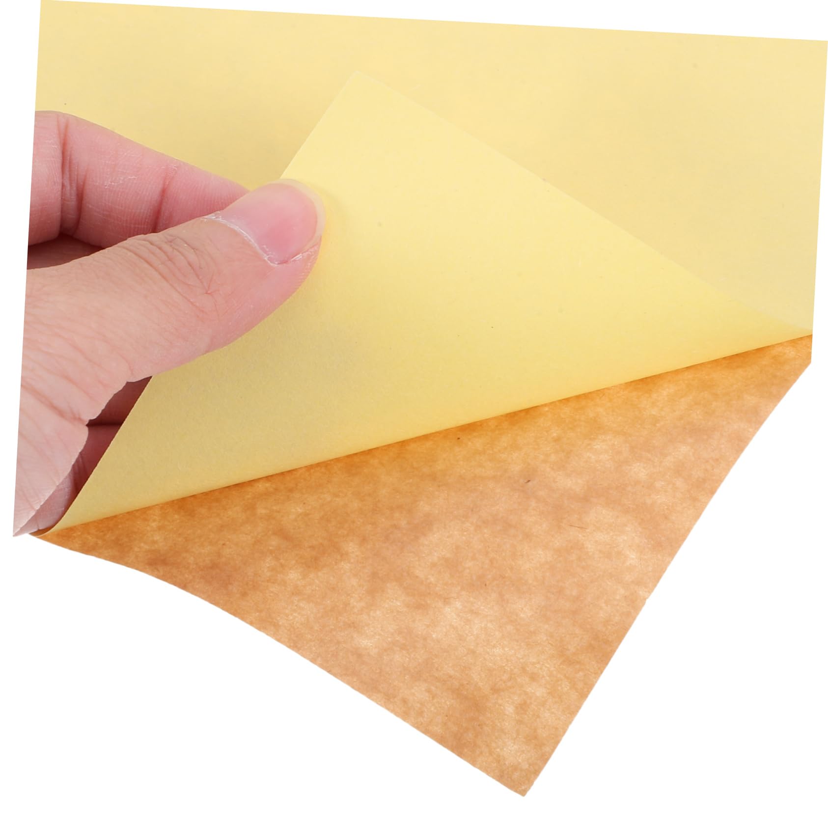 GALPADA 50 fogli Etichette Carta Kraft Autoadesive per per Etichettatura e Progetti Te Applicazione Facile su Diverse