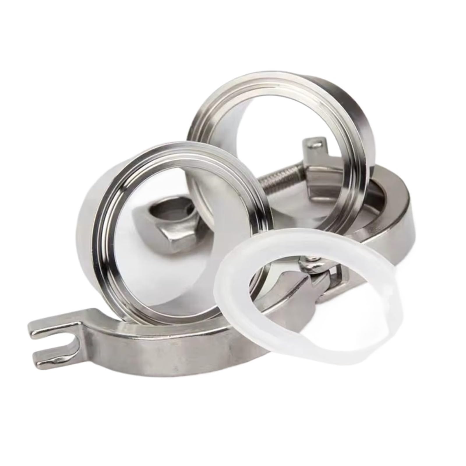 Bague de serrage Tri-Clamp, joint en acier, accessoire de soudure de bague(L)