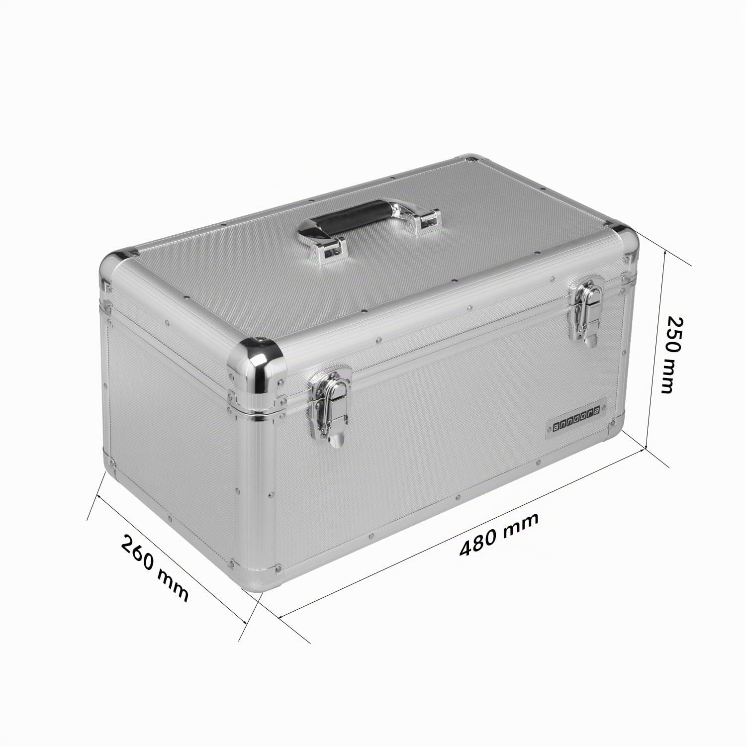 anndora® Werkzeugkoffer leer - silber