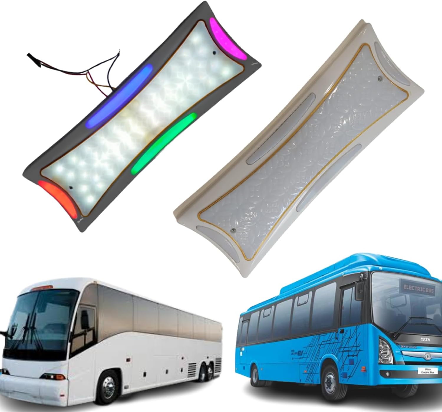 24V Led Interior TEM Camper Lights Light Bar Led Strip Lights With For Enclosed Cargo Trailer, RV/Camper/Car/Trailer/Boat Cool Natural White