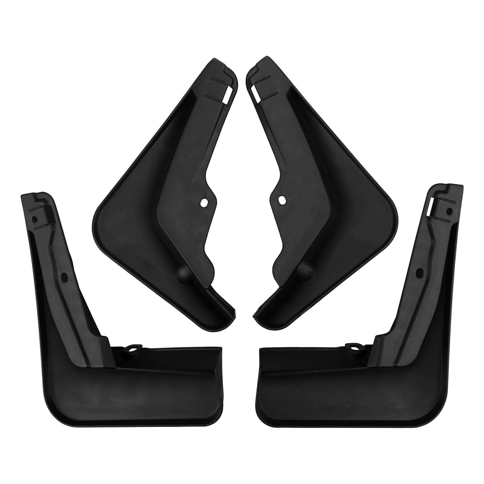 CDQSB 4 Pcs Car Mud Flaps for Chery Fulwin A9 2025, Front Rear Fenders Splashproof Splash Guards Mudflaps Protects Accessories