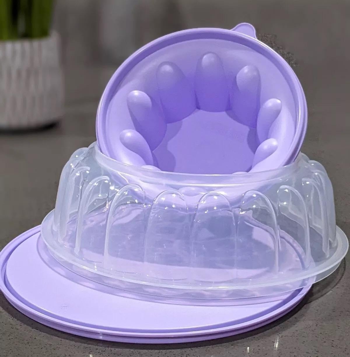 Generic Jell Ring mold Purple/BPA FREE/ 6 CUPS, Regular