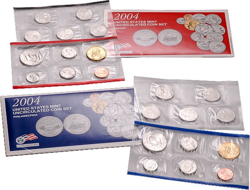2004 - U.S. Mint Set - 22 coin Uncirculated at Amazon's