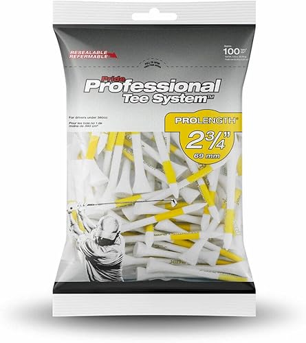 Miniatura 21 de Pride Professional Tee System - Soporte para bola de golf ProLength Plus, 3-1/4 pulgadas, 135 unidades, color blanco