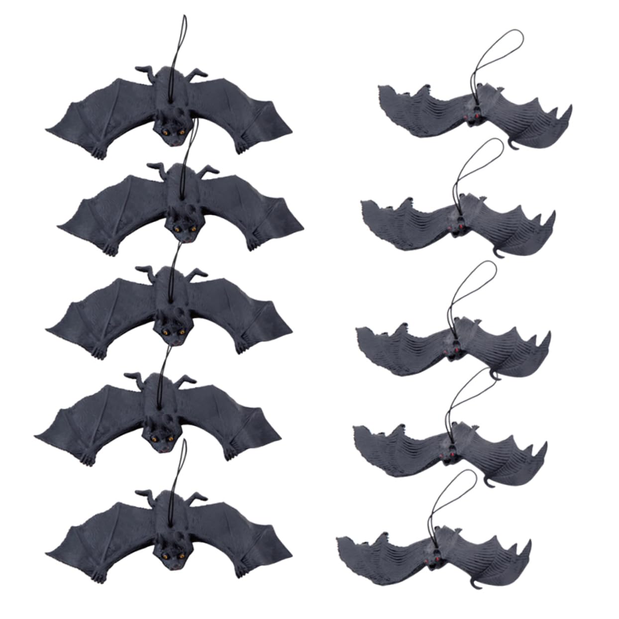 TOPBATHY 30 Pz Decorazioni Di Halloween Pipistrelli Di Halloween Appesi Pipistrello Sospeso Decorazioni Di Pipistrelli Appesi Modello Di Pipistrelli Di Halloween Giocattoli Black