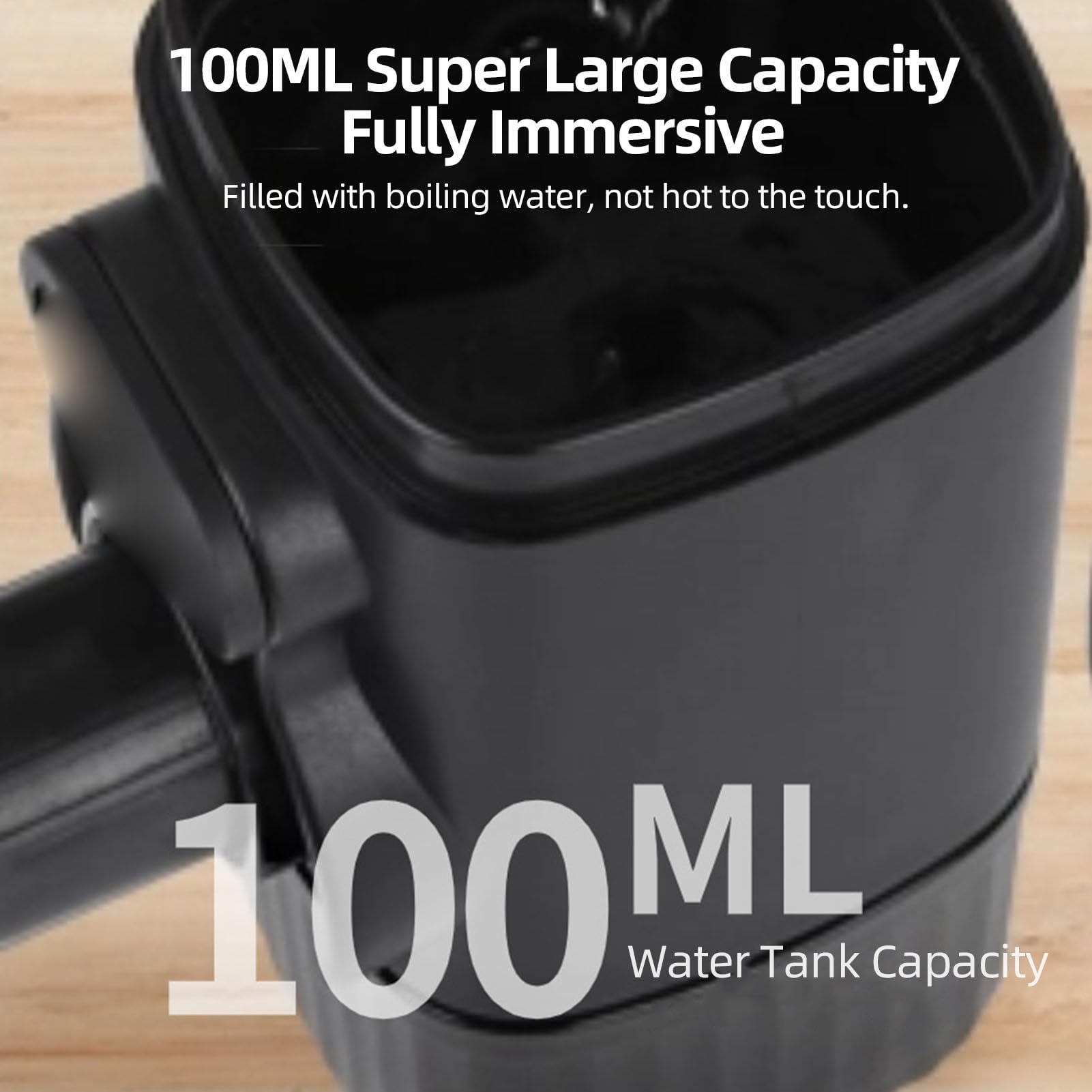 Luocute Cafetera Portátil, Cafetera de Viaje de Acero Inoxidable con Prensa Manual para Acampar Al Aire en Casa, con Diseño Reutilizable sin Cápsula