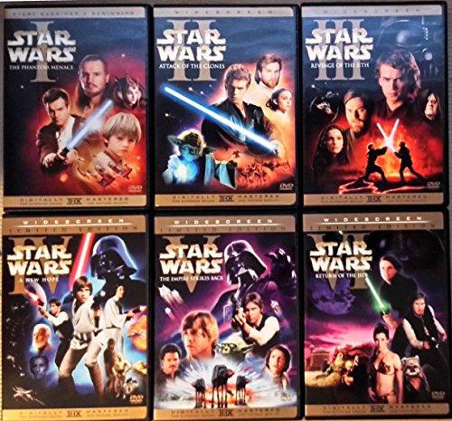 Star Wars 12 DVD Set Prequel and Original Trilogies I-III