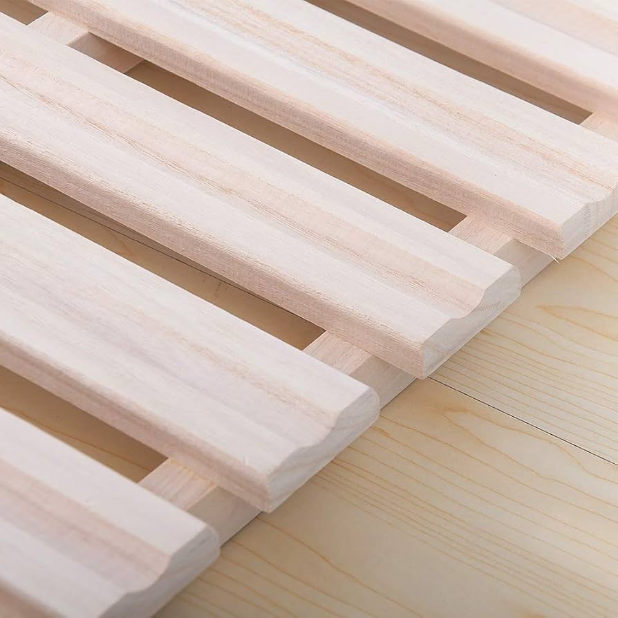 Amazon｜すのこベッド 折りたたみ 天然桐 二つ折り ベッドフレーム