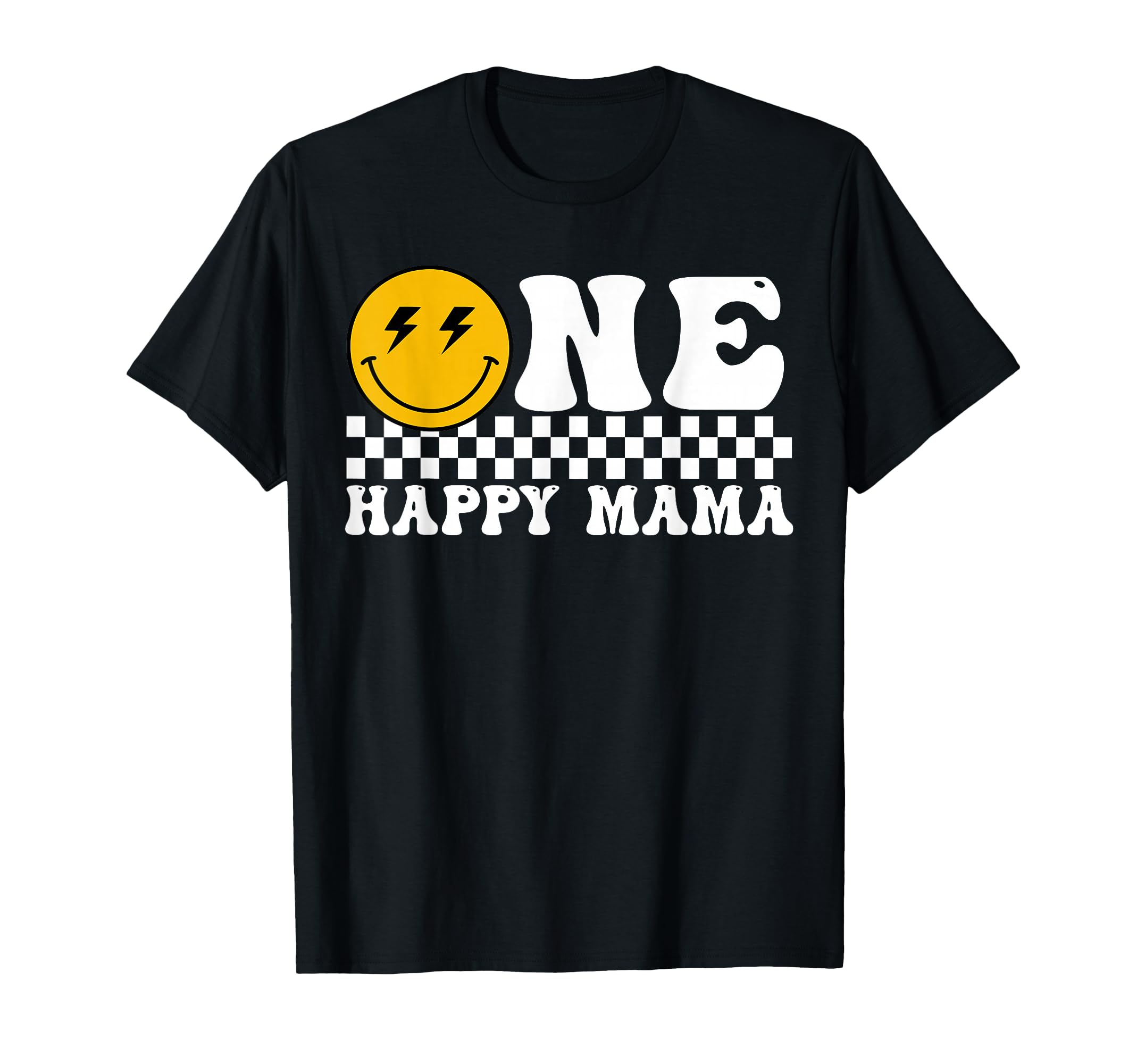 One Happy Family Mama 1st Birthday Matching T-Shirt