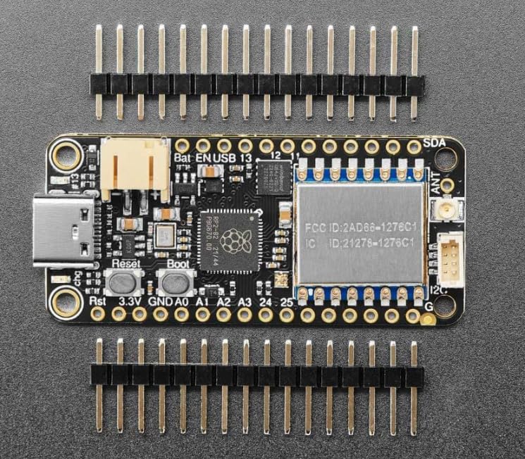 5714, Development Boards & Kits - ARM Feather RP2040 with RFM95 LoRa Radio - 915MHz - RadioFruit and...