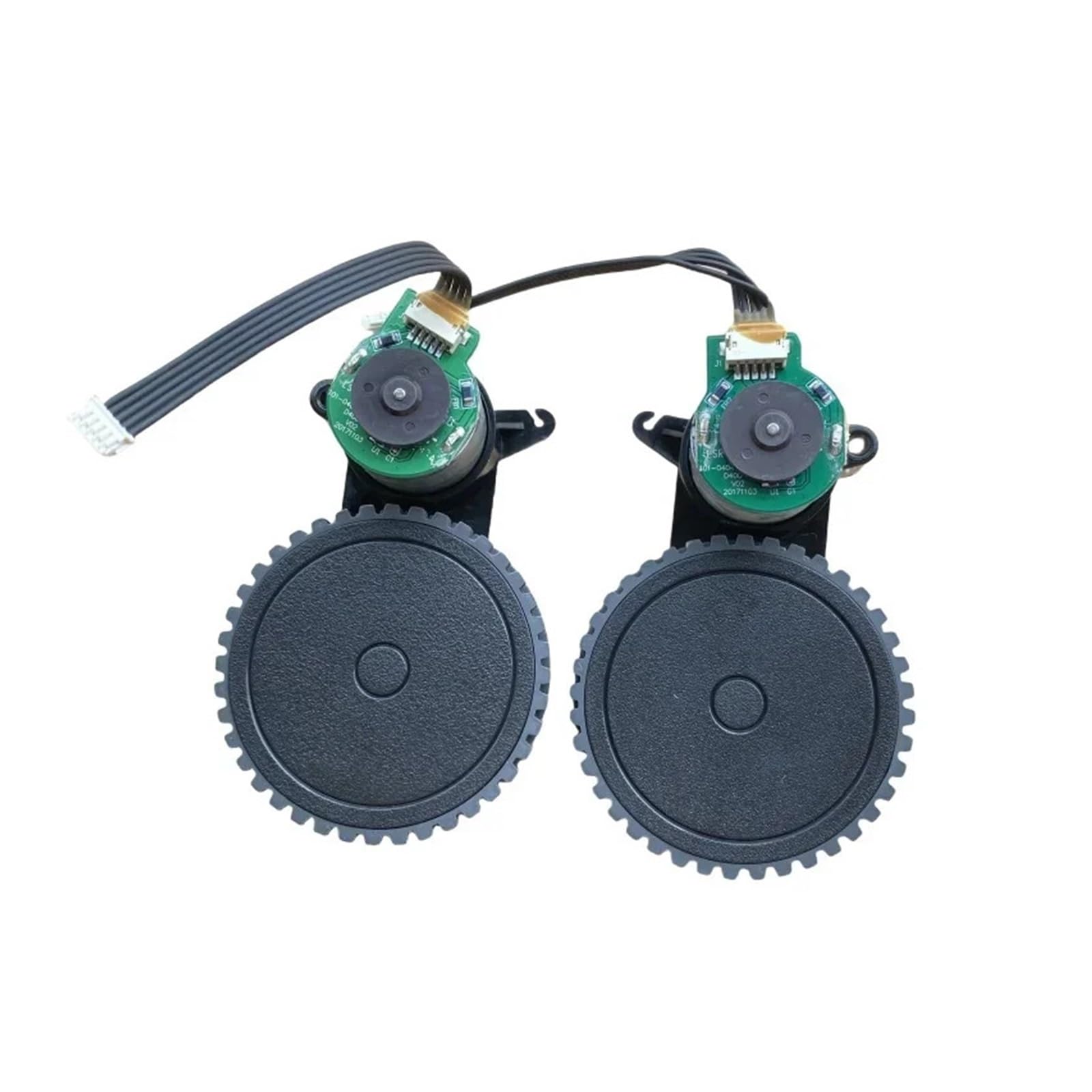 Genterun L+R Vacuum Cleaner Wheel Motor,Compatible For Eufy,Compatible For Robovac,G10,25C,30C,35C,11S Robot Vacuum Cleaner Parts，Suitable For Various Surfaces(L+R)