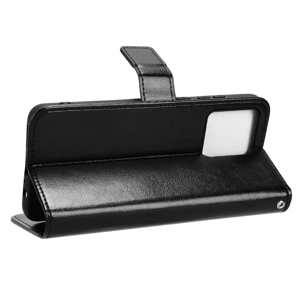 HAOYE Cover per Motorola Moto G84 5G Cover, Custodia Chiusura Magnetica Flip Case Stile, Pelle PU/TPU Farfalla Sbalzato con Supporto di Stand/Carte Slot. blu