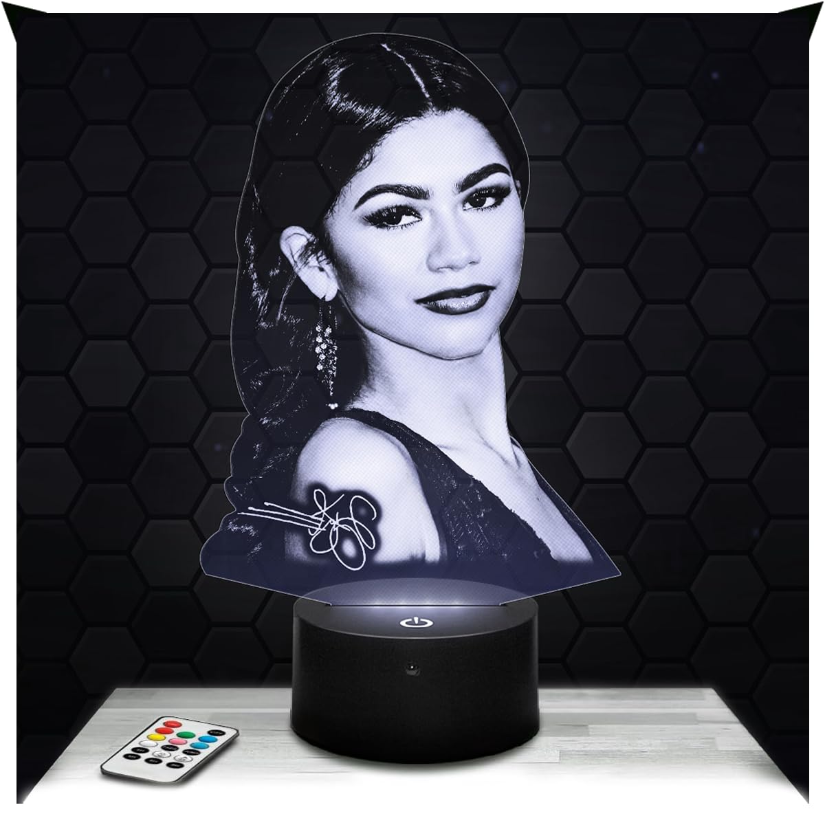 Lampephoto.fr - Zenda Actress Decoration, Gift Idea for Men and Women, Zenda Object Adult Night Light Room Decoration, Original Christmas, Gift Idea for Men and Women, Led Bedside, Gifts Merchandising