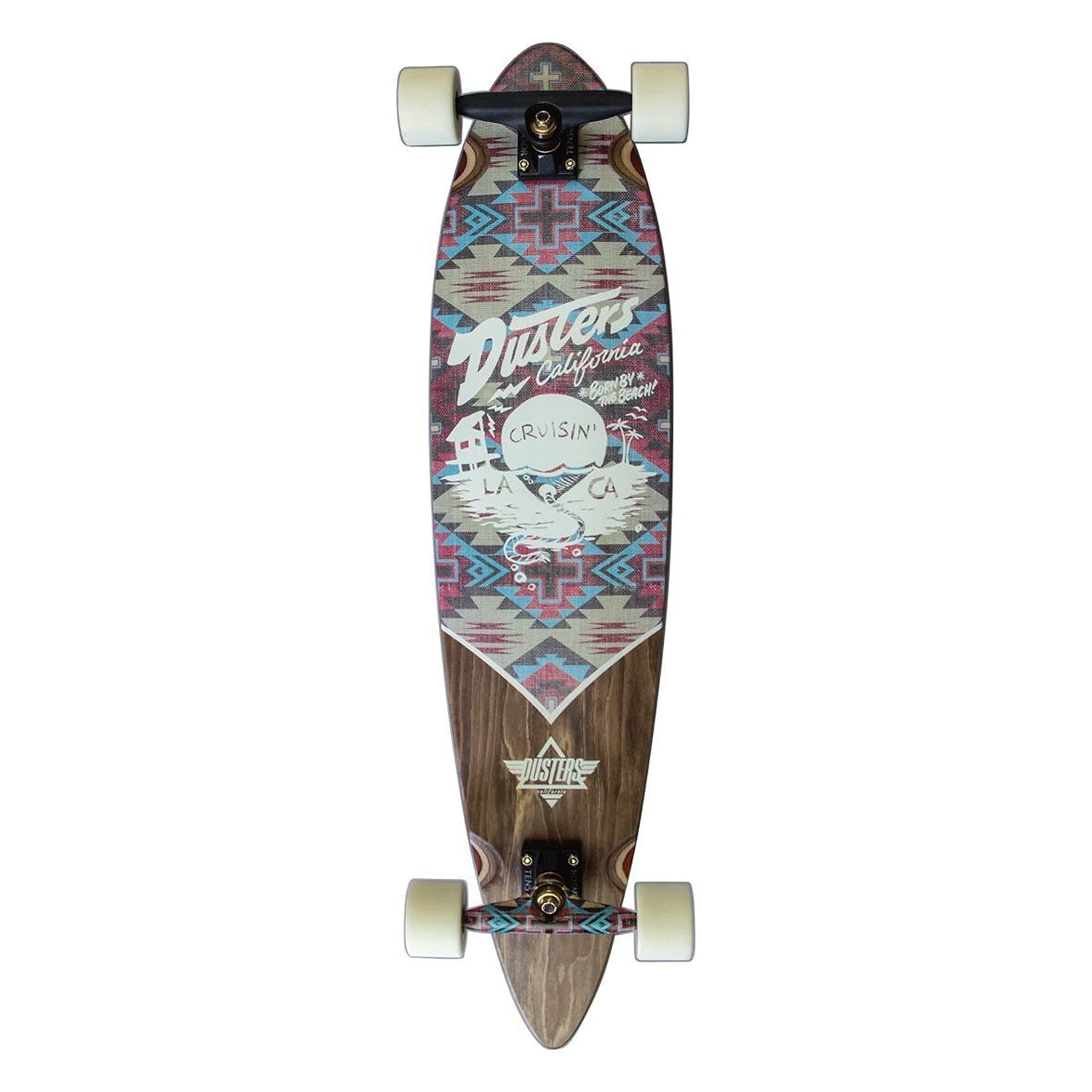 Dusters Longboard Cruisin Nomad Pintail Multi 8.75
