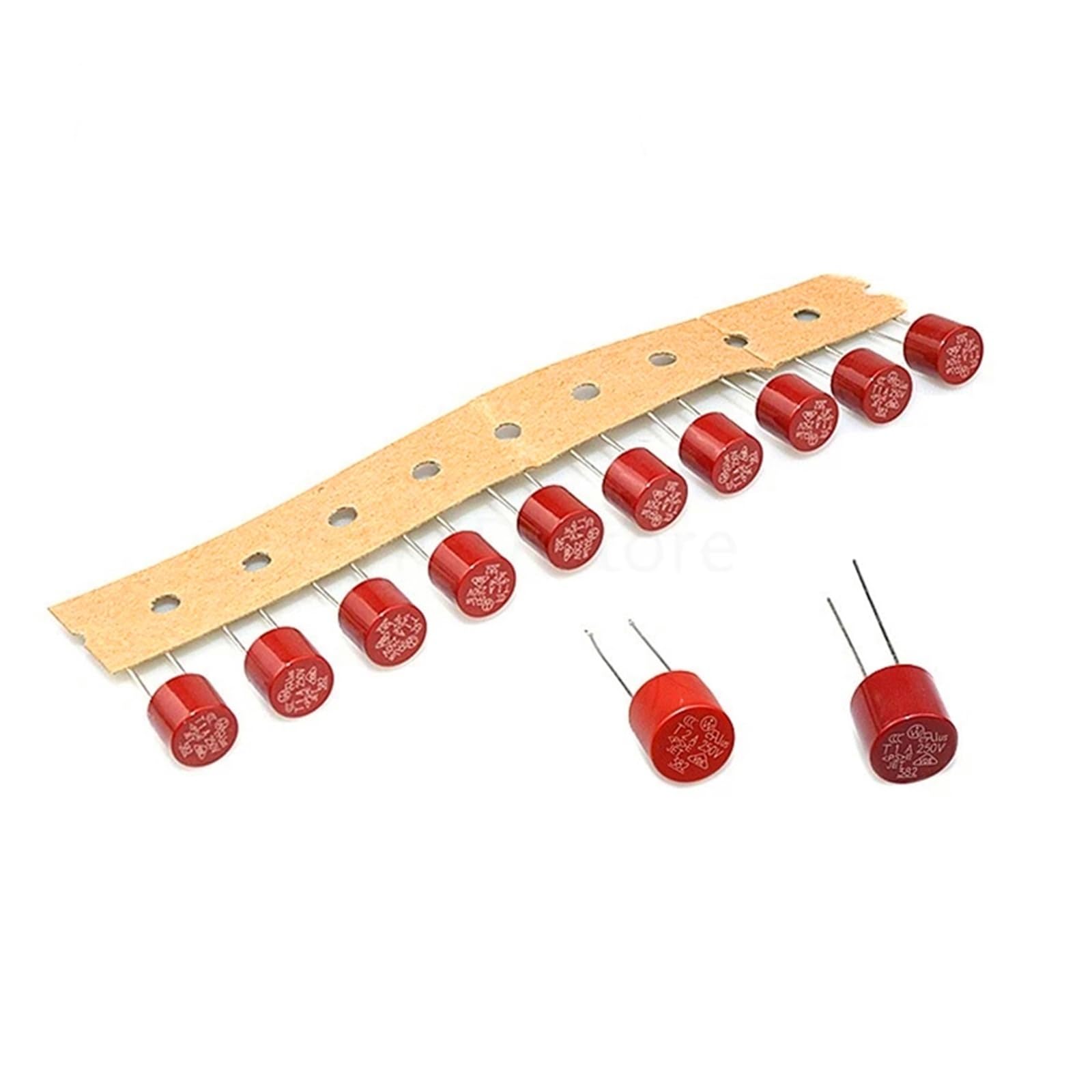 20 pezzi T0.5A 1A 2A 2.5A 3.15A 4A 5A 6.3A 250V Fusibile Sub miniatura Micro fusibile ad azione lenta(Black)