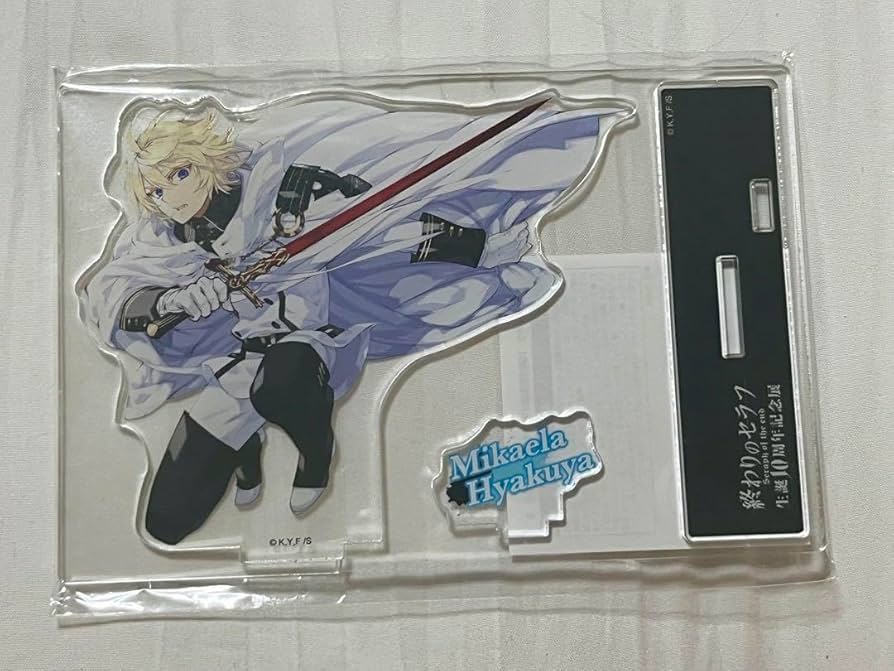 終わりのセラフ くじ 百夜ミカエラ アクスタ アクブロセット グッズ-スタンドポップ】終わりのセラフ 描き下ろしBIGアクリル