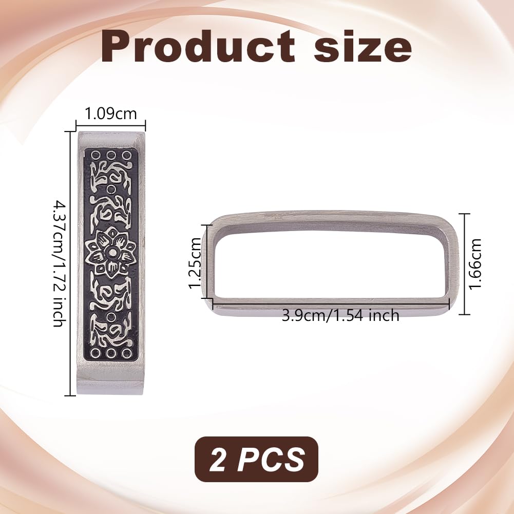 OLYCRAFT Soporte para trabillas para cinturón de metal, hebilla de repuesto para hombre