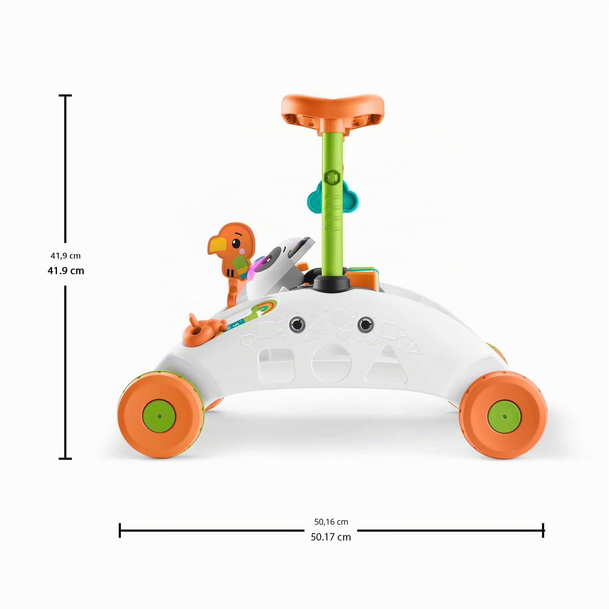 Fisher-Price Trotteur à 2 côtés, Rythme Stable et Réguliertrotteur interactif inspiré des Voitures, Version: Néerlandais; Anglais, UK; Française; Allemande; Italien; Espagnol, Castillan, HJY73