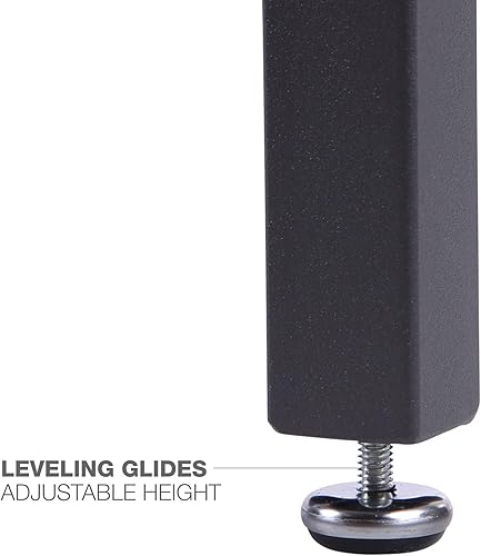 Miniatura 6 de Alera Escritorio de mesa de la serie industrial, 47.25 x 23.63 x 29.5 pulgadas, nogal moderno