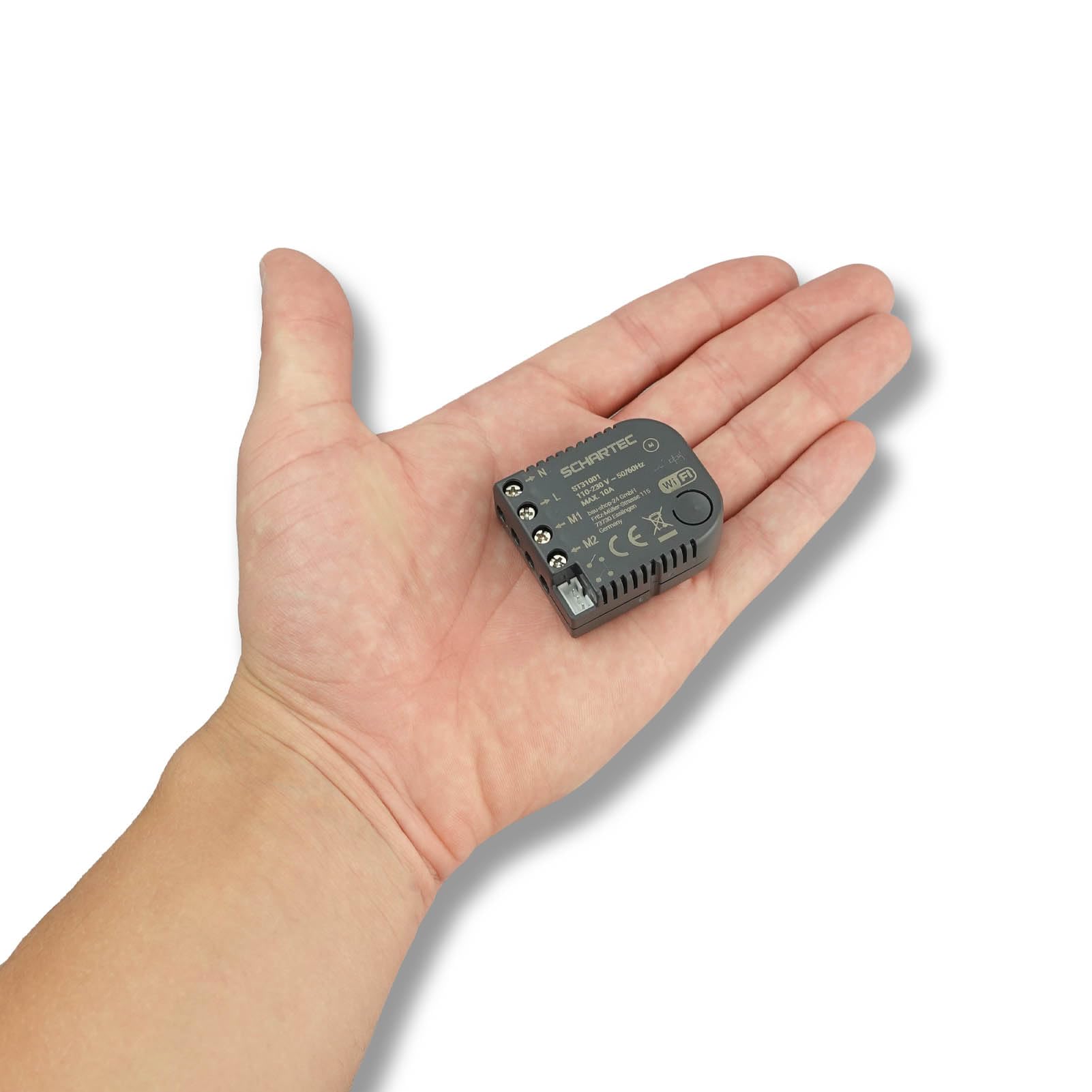 SCHARTEC Interruptor de persiana con wifi inteligente, control de persiana con wifi, control de persianas Tuya Alexa Google Comptaible, APP, actuador (juego de 4)