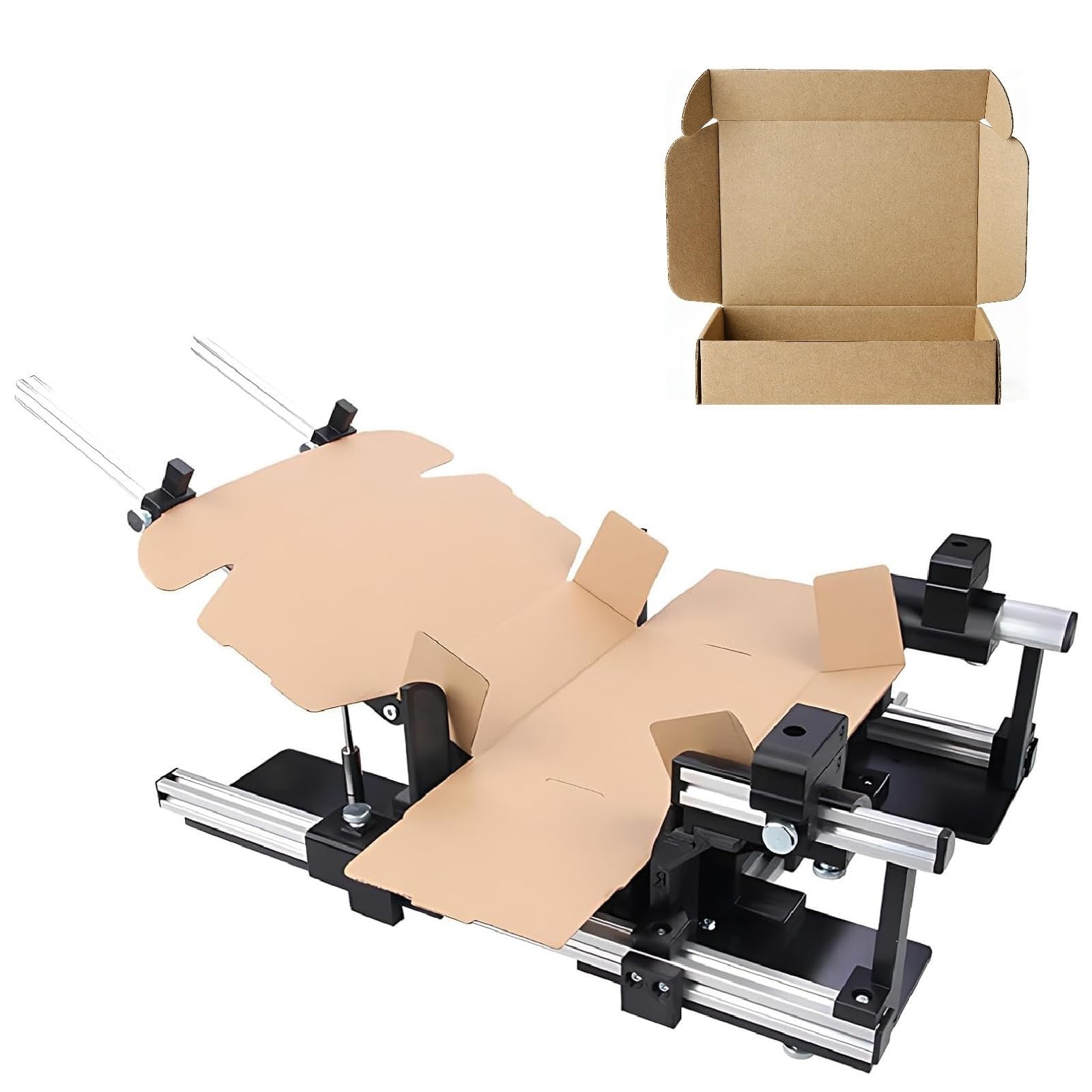 Manuelles Karton-Faltwerkzeug, verstellbare Montagebefestigung, verbessert die Verpackungseffizienz, ideal für Logistik, Industrieverpackung