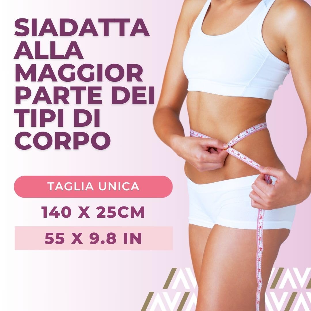 Swiss Activa+ XL Waist Trimmer per Donne - Sculpt Touch: Efficace riduzione del Grasso della Pancia. Impacco Premium per la Vita per la Perdita di Peso