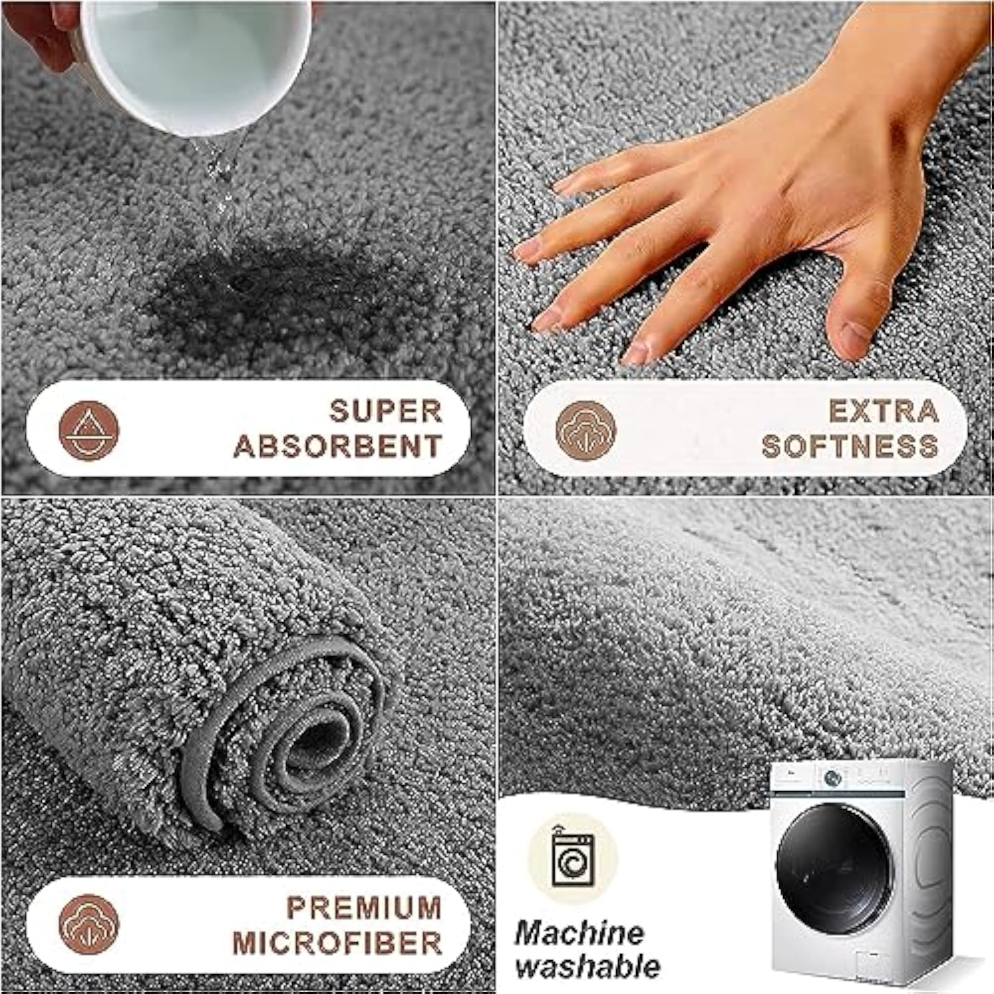 Super Soft Microfiber Dust Resistant Door Mat