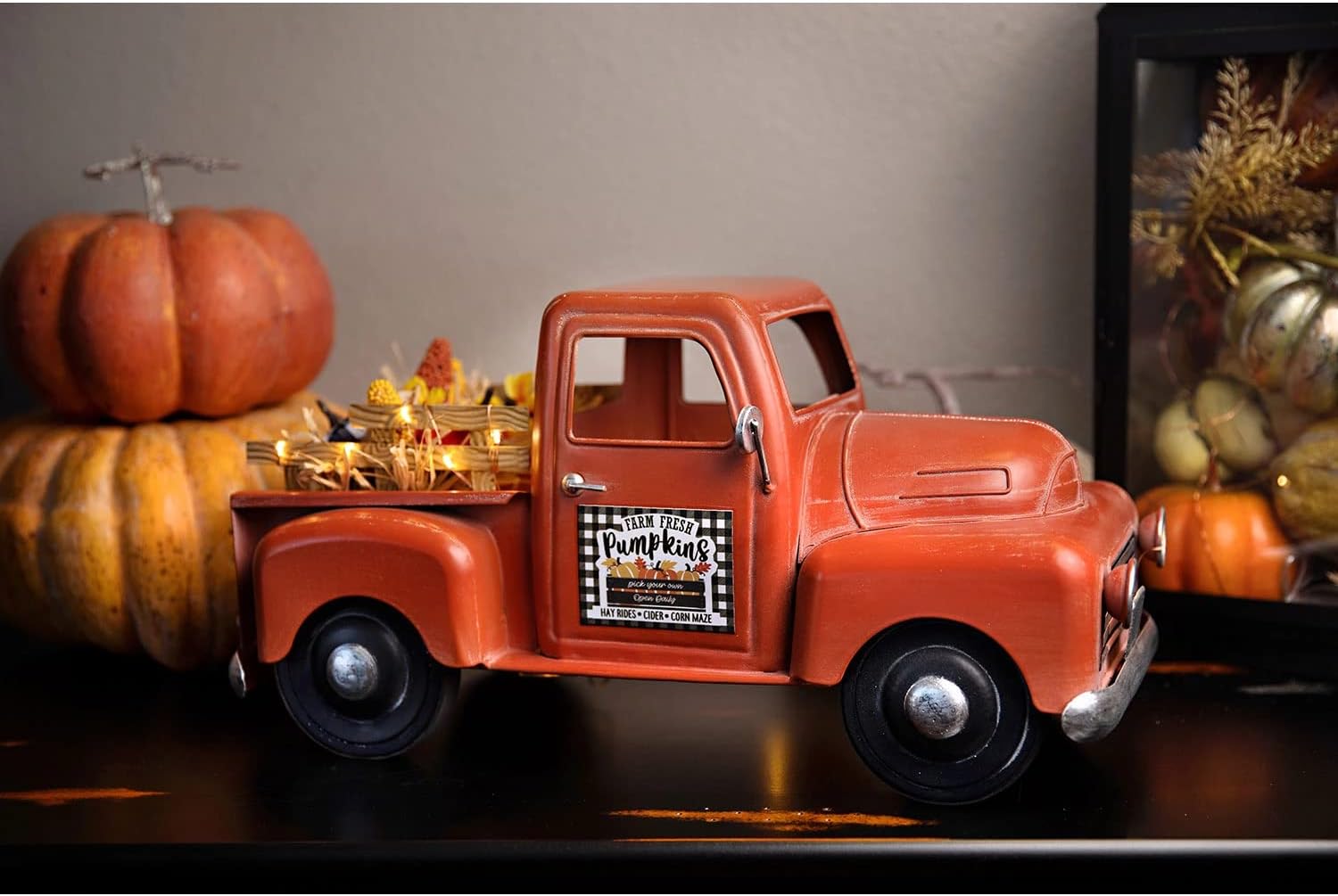 PreLit Harvest Vintage Truck Fall Decor Halloween