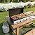 ADREAK 4 Burner BBQ Gas Griddle with Hood, 30 Inch Stainless Steel Portable Detachable Propane Griddle, 60,000 BTU Flat Top Barbecue Grill with Lid for Camping